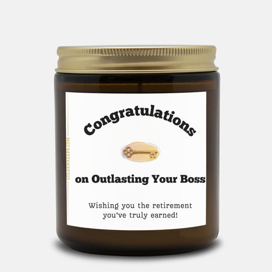 Candle 'Congratulations on Outlasting Your Boss' - Blackberry Vanilla